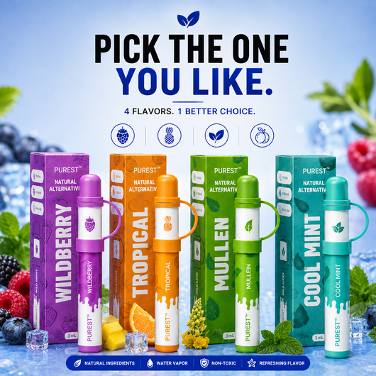 PUREST™ Natural & Flavorful Inhale - A Better Alternative to Smoking