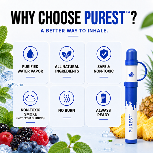 PUREST™ Natural & Flavorful Inhale - A Better Alternative to Smoking